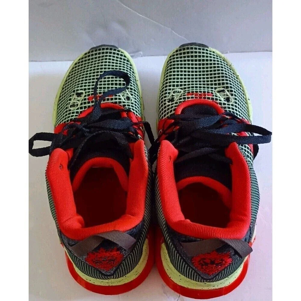 Nike LeBron Witness 7 Sneakers Men's Size 8 Alligator Volt Crimson DM1123 001